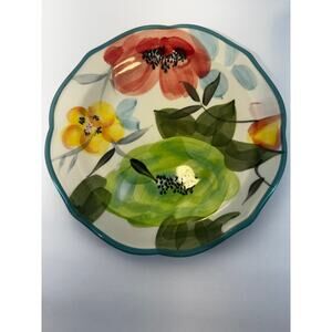 The Pioneer Woman Turquoise Floral salad plate *discontinued*